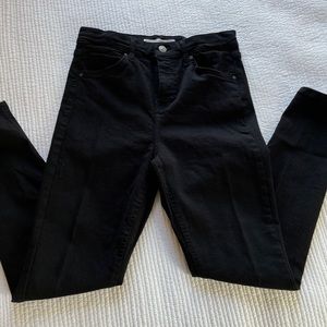 Topshop Moto Jaime Black Jeans